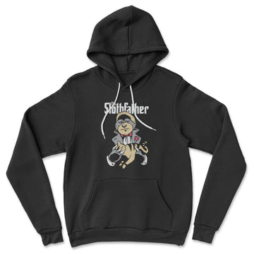 The Slothfather Hoodie in Black color